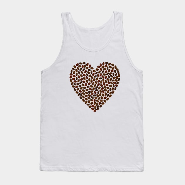 Coffee Heart Tank Top by hsmaile